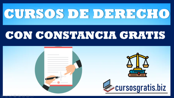 CURSOS DE DERECHO CON CONSTANCIA DE ESTUDIOS GRATIS